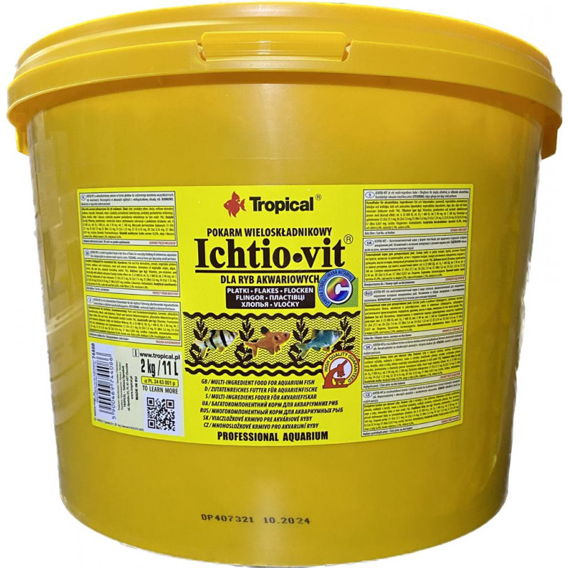 TROPİCAL ICHTIO-VİT PUL KOVA 21 LT 4000 GR