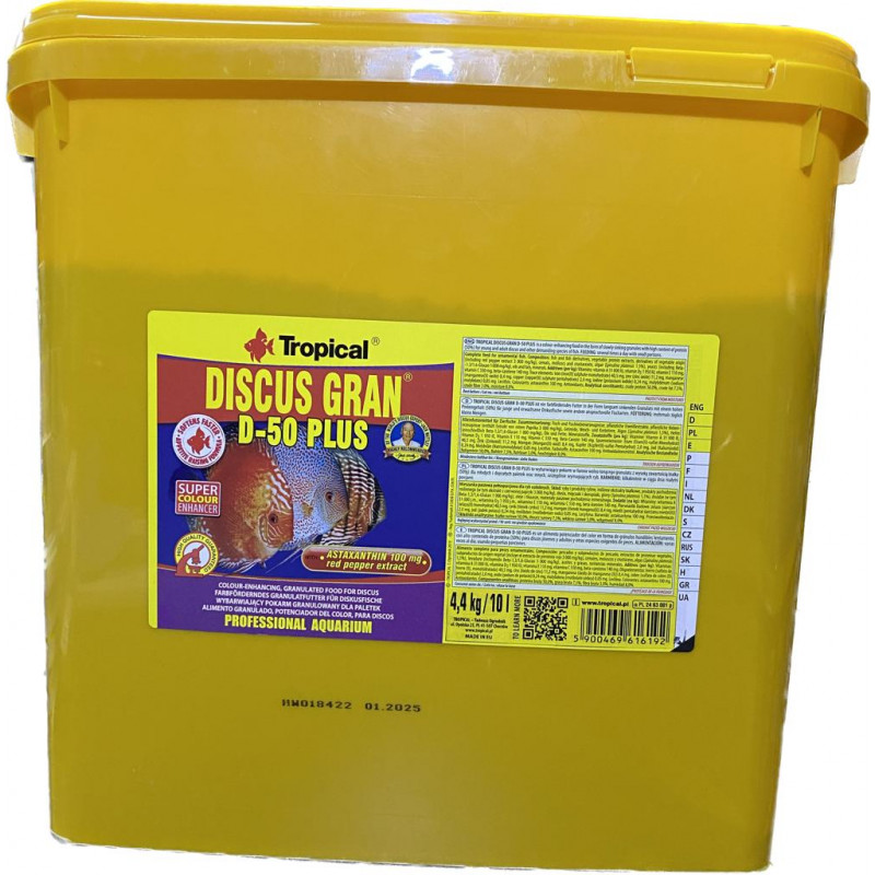 TROPİCAL DISCUS GRAN D-50 PLUS   50-100-250-500-1000 GR