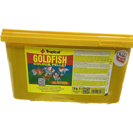 TROPİCAL GOLDFİSH COLOUR PELLET ( M )  50-100-250- GR