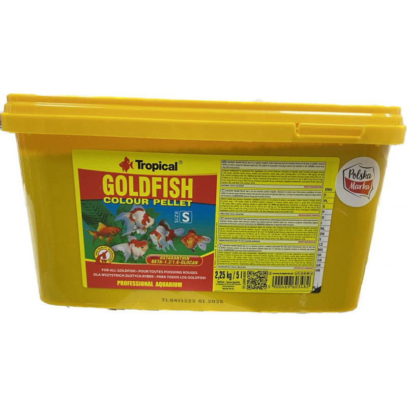 TROPİCAL GOLDFİSH COLOUR PELLET ( S )  50-100-250- GR