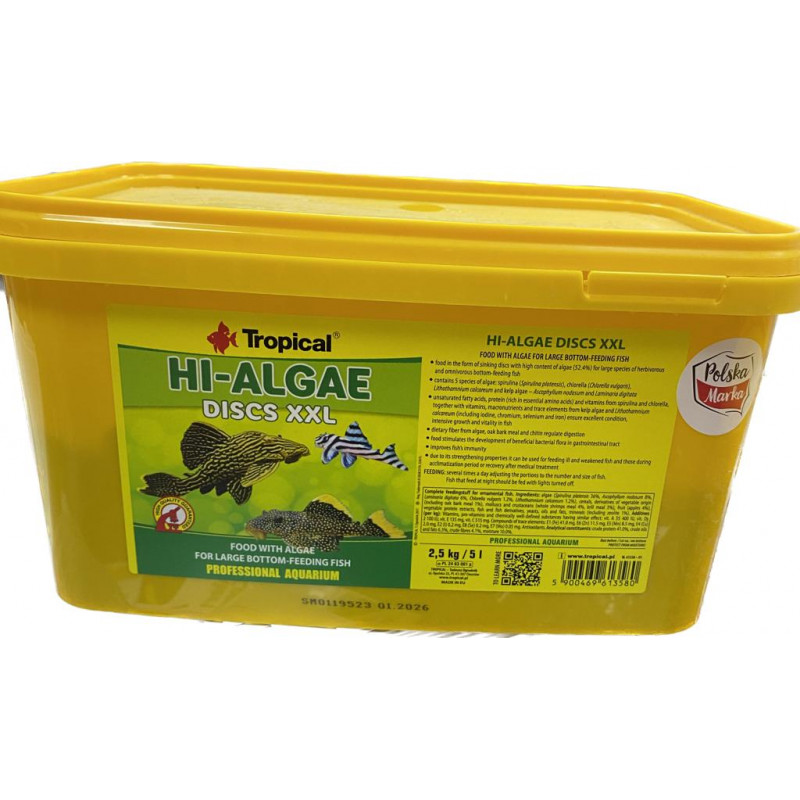 TROPİCAL HIGH ALGAE DISCS XXL 50-100-250 GR