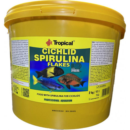 TROPİCAL CİCHLID SIPIRULİNA  PUL 50-100-250 GRAM