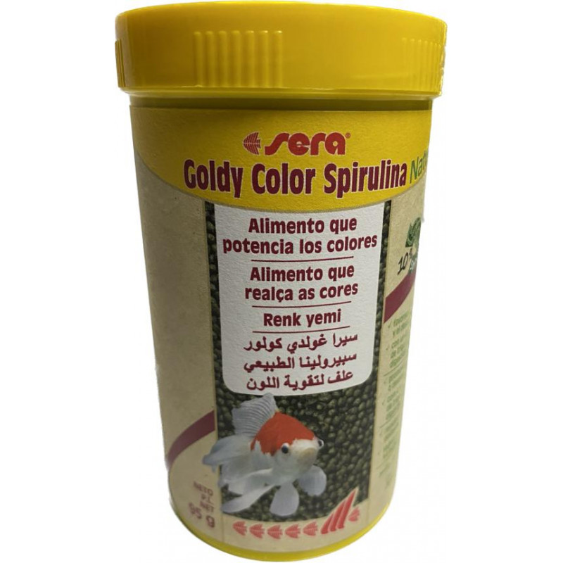 SERA GOLDY COLOR SPİRULİNA NATURE-250 ML ( 95 GR)