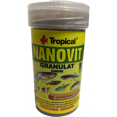 TROPICAL- NANOVIT GRANULAT 100ML/70GR